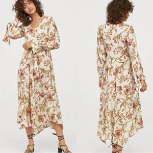 H&M Floral Long Sleeve Dress
